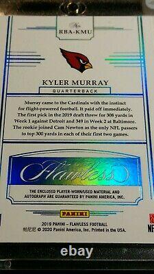 1/1 RC AUTO KYLER MURRAY NFL SHIELD 100 YEARS SEALED RPA ROOKIE 2019 Flawless