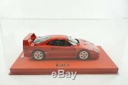 1/18 Bbr Ferrari F40 Rosso Corsa Right Hand Dr Deluxe Red Leather Le 2 Pieces Mr