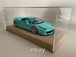 1.18 Liberty Walk Ferrari 458 Tiffany Blue Limited Edition #05 of 50 pieces