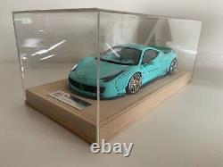 1.18 Liberty Walk Ferrari 458 Tiffany Blue Limited Edition #05 of 50 pieces