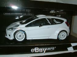 1/18 Minichamps Ford Fiesta Rs Wrc `plain White`. Limited 1002 Pieces. #129