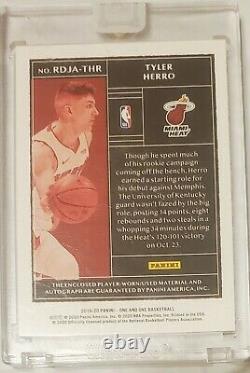 11/35 RPA Tyler Herro 2019-20 RC One And ONE Dual 4 Clr Rookie Auto Patch