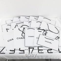15-piece of CHANEL Authentic Limited Edition Paper Shopping Empty Bags white