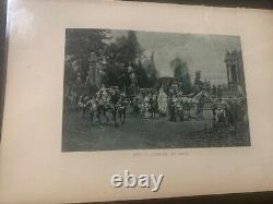 1885 C. A. Detti (Fr.) Framed limited edition photogravure lithograph