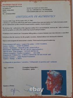 1980s Andy Warhol Signed Limited Edition Lithograph Alexander the Great