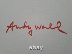 1980s Andy Warhol Signed Limited Edition Lithograph Banana