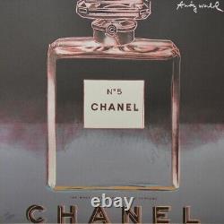 1980s Andy Warhol Signed Limited Edition Lithograph Chanel