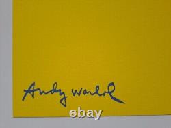 1980s Andy Warhol Signed Limited Edition Lithograph Mickey Mouse