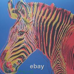 1980s Andy Warhol Signed Limited Edition Lithograph Zebra