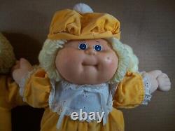 1985 Cabbage Patch Kids Twins (Boy & Girl) Blonde Hair Limited Edition