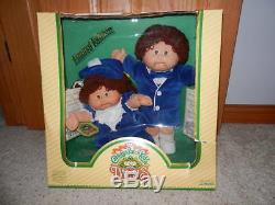 1985 LIMITED EDITION COLECO CABBAGE PATCH DOLLS TWINS With TOOTH BOY & GIRL NRFB
