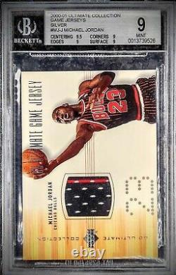2000-01 UD Ultimate Collection Michael Jordan Game Used Jersey BGS 9 Mint