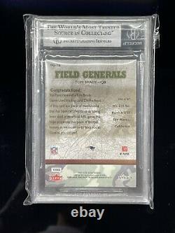 2007 ULTRA FIELD JERSEY #TB TOM BRADY Game Used Patch BGS 9 Mint Center 10 Relic
