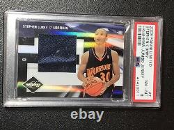 2009 Limited STEPHEN CURRY RC /99 Jumbo Jersey Patch Relic ROOKIE PSA 8+ POP 4