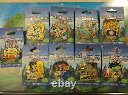 2017 Walt Disney World Piece of History 9 Pin Set Limited Edition Hard to Find