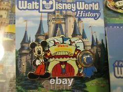 2017 Walt Disney World Piece of History 9 Pin Set Limited Edition Hard to Find