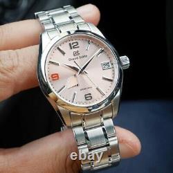 2018 Limited Edition Grand Seiko Pink Champagne SBGA371 Watch 1/500 Pieces JDM