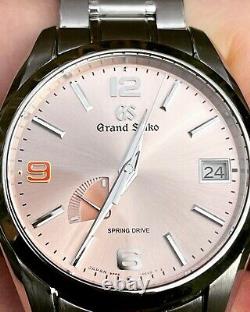 2018 Limited Edition Grand Seiko Pink Champagne SBGA371 Watch 1/500 Pieces JDM