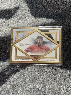 2018 Liverpool Gerrard Futera Patch Relic Card 4/4 RARE Limited Edition