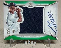 2018 Topps Definitive RAFAEL DEVERS Auto Rookie Relic Green /25
