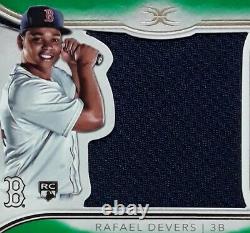 2018 Topps Definitive RAFAEL DEVERS Auto Rookie Relic Green /25