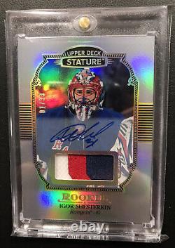 2019-20 Ud Stature Igor Shesterkin Portrait Variant Rookie Patch Auto! 01/33