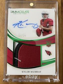 2019 Immaculate FOTL Acetate Kyler Murray RPA RC Emerald 3-Color Patch AUTO /14