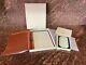 2019 New 2 Piece Set Rolex Brown Leather Notebook & Green Leather Notepad Dealer