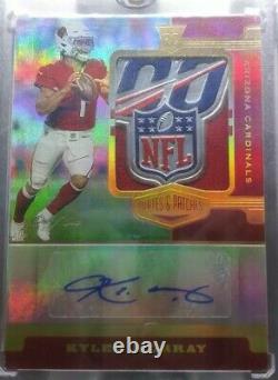 2019 Plates & Patches Kyler Murray RPA 1/1 Auto 100 Year Nfl Logo Patch Rookie
