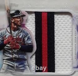 2019 Topps Inception OZZIE ALBIES Jumbo Patch Auto /40