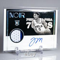 2020-21 NOIR Tyrese Maxey Rookie Patch 2-COLOR Auto /99 ON CARD RPA Sixers
