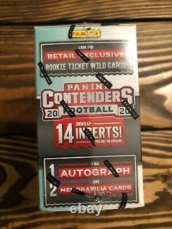 2020 Panini Contenders NFL Football Card Mega Box 1 Auto 2 Relic Cards Herbert