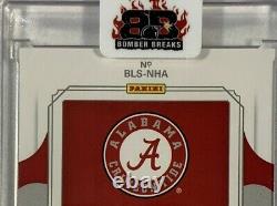 2021 National Treasures NAJEE HARRIS 1/1 Alabama Logo Patch Auto RPA