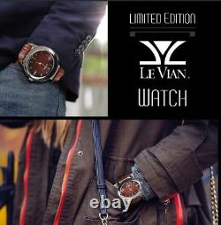 $2950 / Levian Limited edition (088/500) Swiss time piece / fancy