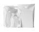 5000 X Patch Handle Carrier Bags S-m-l White Plastic Punch Handle Shopping Bags