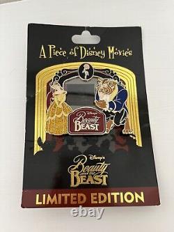 A Piece of Disney Movies Limited Edition Pin / Beauty and the Beast. Very Rare