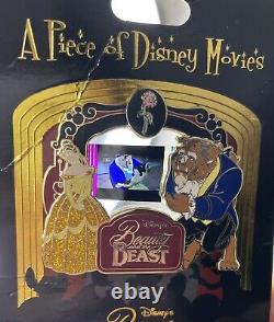 A Piece of Disney Movies Limited Edition Pin / Beauty and the Beast. Very Rare