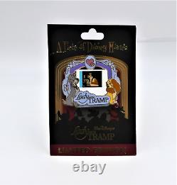 A Piece of Disney Movies Pin Walt Disney's Lady and the Tramp Limited Edition