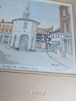 A View Of The Pepper Pot, Godalming, Surrey, Limited Edition, 212/850, Art Print