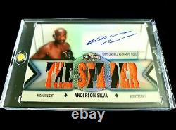 ANDERSON SILVA 2013 Topps UFC Knockout Platinum G. O. A. T. The Spider 1/1