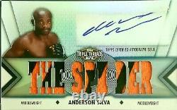 ANDERSON SILVA 2013 Topps UFC Knockout Platinum G. O. A. T. The Spider 1/1