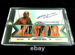 ANDERSON SILVA 2013 Topps UFC Knockout Platinum G. O. A. T. The Spider 1/1
