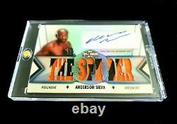 ANDERSON SILVA 2013 Topps UFC Knockout Platinum G. O. A. T. The Spider 1/1