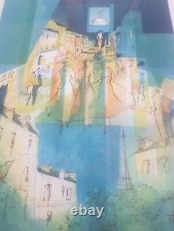 Abstract Paris Scene. Limited Edition 13/300 Signed