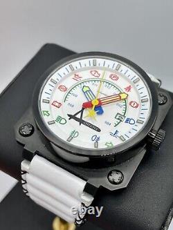 Achtung Aviatore Black Steel White Dial Limited Edition Automatic 10 Pieces 48mm