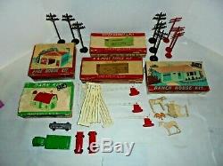 American Flyer Set #k5418t Passenger Set From 1954 With Platform Pieces Postwar