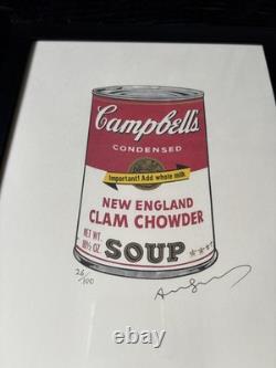 Andy Warhol (1928-1987) Hand Signed Original Limited Edition Print with COA