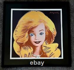 Andy Warhol Limited Edition Lithograph-Barbie-Framed Print