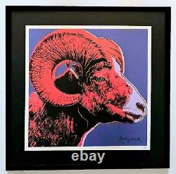 Andy Warhol Lithograph Limited Edition-Ram Framed Print