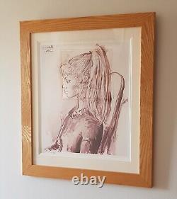 Ash Framed Limited Edition Giclée Print of Pablo Picasso's Portrait of Silvette